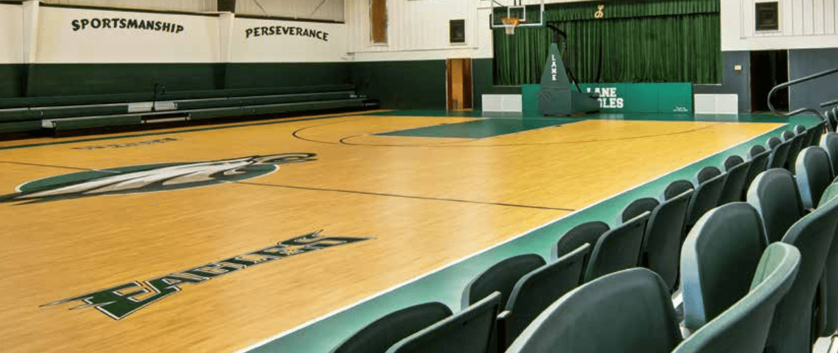 Caimi internetional Tarkett basket court