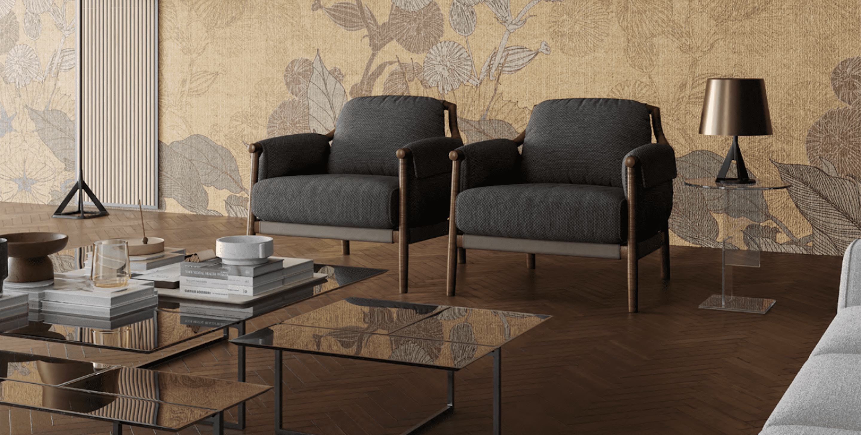 Caimi Internetional Inkiostro bianco armchair